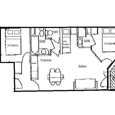 Apartment Des Alpages - 3 Pieces 6 Pers - Les Des Alpages - 413ldga - Plagne Soleil Mae-4284 La Plagne