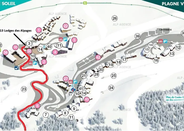 Des Alpages - 3 Pieces 6 Pers - Les Des Alpages - 413ldga - Plagne Soleil Mae-4284 La Plagne